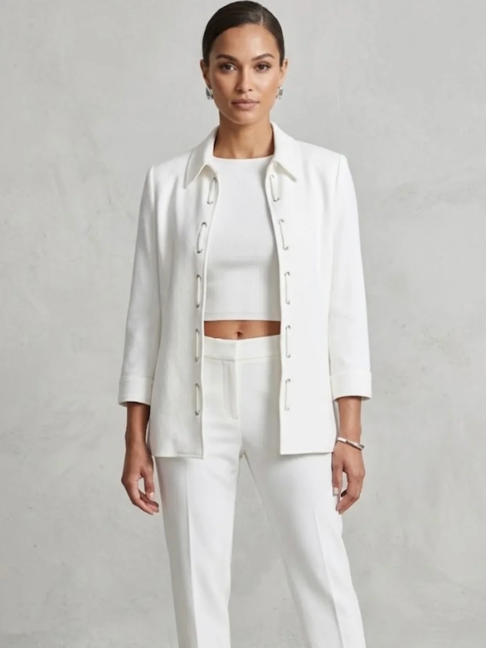 Preston And York Blazer Size 10 ( White) - Picture 1 of 8